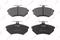 Колодки тормозные передние AUDI 80 1.6-2.3 >94/A4 1.8-1.9TD 95-00 CHERY Tiggo VW Caddy 1.4-1.0D 95, артикул bd-1205