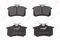 КОЛОДКИ ТОРМОЗНЫЕ ЗАД AUDI A1 10-/A3 96-/A4 1.8-2.8 99-04/A6 97-05/A8 3.3TD-4.2 98-02/TT 1.8T, артикул BD1206