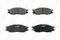 Колодки тормозные NISSAN ALMERA CLASSIC 06- передние, артикул BD-3409