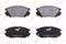 Тормозные колодки дисков. HYUNDAI SONATA(NF) 2.0D-3.3 06-, TUCSON 2.0 04-10, GRANDEUR 2.2D-3.3 06-,, артикул BD3629