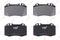 комплект колодок для дисковых тормозов, артикул BD5324