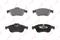Колодки тормозные RENAULT DUSTER 10-/FLUENCE 10-/MEGANE III 08- передние, артикул BD-6317