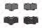 Колодки тормозные передние TOYOTA Land Cruiser(J70) 2.4-3.4 90-96 (J80) 4.2-4.5 95-98, артикул BD7501