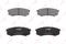 Колодки тормозные задние TOYOTA Land Cruiser(J70/80/90/120)/Pr ado(150) 3.0D 10>, артикул bd-7505