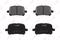 Тормозные колодки дисков. LEXUS RX300 (AKE) 01-03, TOYOTA Camry(V20) (15) 96-99/99-01/Corolla (AKE), артикул BD7529