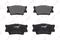 Колодки тормозные TOYOTA RAV 4 06>/CAMRY 2.4/3.5 06> задние, артикул BD-7532