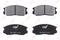 Комплект колодок для дисковых тормозов, артикул BD7553