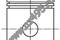 Поршень комплект FORD FOCUS/C-MAX/MONDEO/S-MAX. 00- D=87.50x1.2x1.2x2.5 STD 2.0 16V AODA/AODB/N4JB/CJBB/CJBA, артикул 0156100