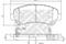 КОЛОДКИ ТОРМПЕР КТ, артикул 6831