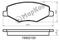 Колодки тормозные дисковые к-т с мех. индикатором износа Chery Amulet, артикул 15602150