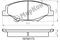 Колодки тормозные fr без датчика, артикул 16700173