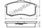 Колодки тормозные дисковые к-т ВАЗ 2108 - 21099 ИЖ 2126, артикул 20200175