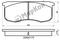 КОЛОДКИ ТОРМОЗНЫЕ FR, артикул 20800175
