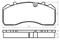 Колодки тормозные fr rr с пружинами, артикул 31151300