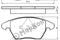 Колодки тормозные дисковые к-т Skoda Octavia VW, артикул 41000203