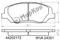 КОЛОДКИ ТОРМОЗНЫЕ ДИСКОВЫЕ FR HYUNDAI, 44202172, артикул 44202172