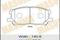 Колодки тормозные TOYOTA/LEXUS RX 04- передн., артикул MS1497