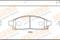 Колодки тормозные MITSUBISHI L200 95- передн., артикул MS3900