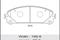 Колодки TOYOTA HIGHLANDER 07->, артикул MSC1005