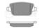 Колодки торм.за, артикул 0252453715
