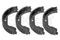 Колодки барабанные ручника! BMW E60/E65/E66/E83, VW Toureg/T5 00>, артикул 3140420008