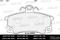 Колодки тормозные дисковые передние с датчиком, артикул E100025