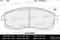 Колодки тормозные NISSAN JUKE/MAXIMA/TEANA/TIIDA/S UZUKI SX4 пер.б/инд.из. SemiMetallic, артикул E100041