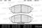 Колодки тормозные NISSAN MURANO/PATHFINDER/QASHQAI /RENAULT KOLEOS пер. SemiMetallic, артикул E100045