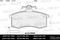 Колодки тормозные передние, артикул E100049