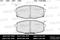 Колодки тормозные HYUNDAI i30 07-/KIA CEED 07-/CARENS 02- пер. SemiMetallic, артикул E100053