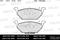 Колодки тормозные AUDI A3 97-/VW G4/SKODA OCTAVIA 97-09 пер. SemiMetallic, артикул E100054
