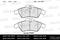 Колодки тормозные MB SPRINTER (901-904) 95-06/VW LT 28-46 пер. SemiMetallic, артикул E100067