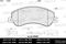 Колодки тормозные дисковые, артикул E100091