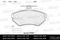 Колодки тормозные AUDI A4 95-00/VW PASSAT 97-00 пер. SemiMetallic, артикул E100097