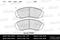 Колодки тормозные HAVAL H9/HYUNDAI H-1 02-/KIA CARNIVAL 06- пер. SemiMetallic, артикул E100104