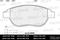 Колодки тормозные CITROEN C4/BERLINGO/FIAT DOBLO/PEUGEOT 307/PARTNER пер. SemiMetallic, артикул E100115