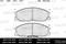 Колодки тормозные HYUNDAI H-1/SANTA FE/TRAJET/SSANGYONG REXTON 01- пер. SemiMetallic, артикул E100138