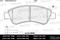 Колодки тормозные CITROEN C4 03-/PEUGEOT 307/PARTNER -ESP пер. SemiMetallic, артикул E100152