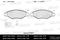 Колодки тормозные PEUGEOT 206/206SW 01-(-ABS) пер. SemiMetallic, артикул E100171