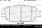 Колодки тормозные TOYOTA CAMRY (_V30_) 2.4/3.0 01-04 пер. SemiMetallic, артикул E100227