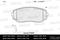 Колодки тормозные MAZDA CX-7/CX-9 07- пер. SemiMetallic, артикул E100229