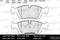 Колодки тормозные дисковые, артикул E100301
