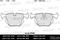 Колодки тормозные BMW X3 E83/X5 E53/3 E46/RANGE ROVER 02- зад. SemiMetallic, артикул E110095