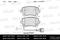 Колодки тормозные VW T5 03-/MULTIVAN 03- с датч. зад. SemiMetallic, артикул E110119