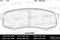 Колодки тормозные TOYOTA LC 80/90/120 90-/MITSUBISHI PAJERO 06- зад. SemiMetallic, артикул E110212