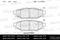 Колодки тормозные SUBARU LEGACY 03-/OUTBACK 03- 2.0/2.5 зад. SemiMetallic, артикул E110228