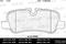 Колодки тормозные LAND ROVER DISCOVERY 04-/RANGE ROVER 05- зад. SemiMetallic, артикул E110253