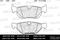 Колодки тормозные BMW E81/E87/E90/E91/E84 X1 зад. SemiMetallic, артикул E110262