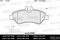 Колодки тормозные MERCEDES SPRINTER 209-524 06-/VW CRAFTER 30-35/30-50 06- задн., артикул e110306