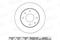 Диск тормозной MITSUBISHI GALANT 88>04/CARISMA 95>06/VOLVO S40 95>04 передний, артикул k000124